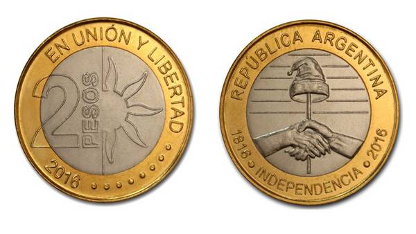 Moneda conmemorativa del Bicentenario de la Independencia