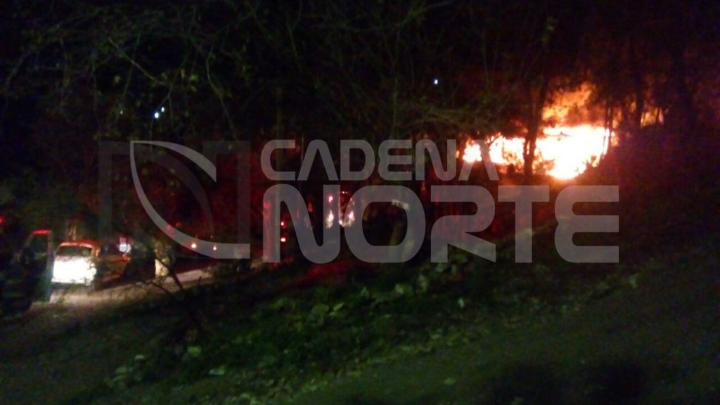 Se incendió una vivienda en Río Ceballos.