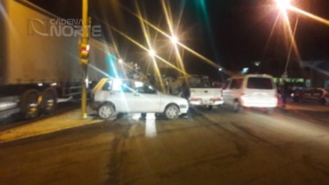Accidente de tránsito en Ruta 9 y Avenida San Martín.