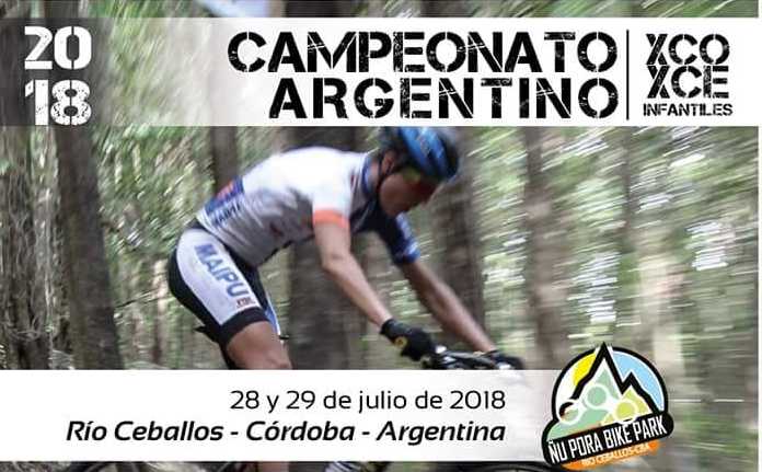 Campeonato Argentino de Ciclismo en Río Ceballos.
