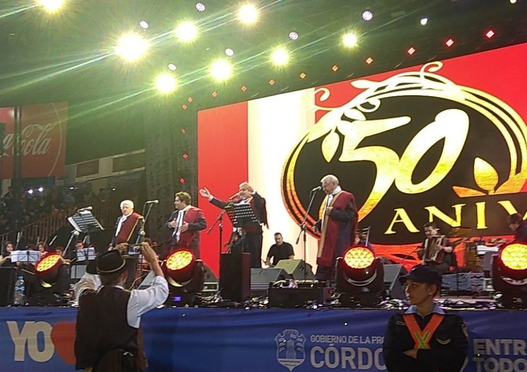 Los 4 de Córdoba en la noche inaugural.