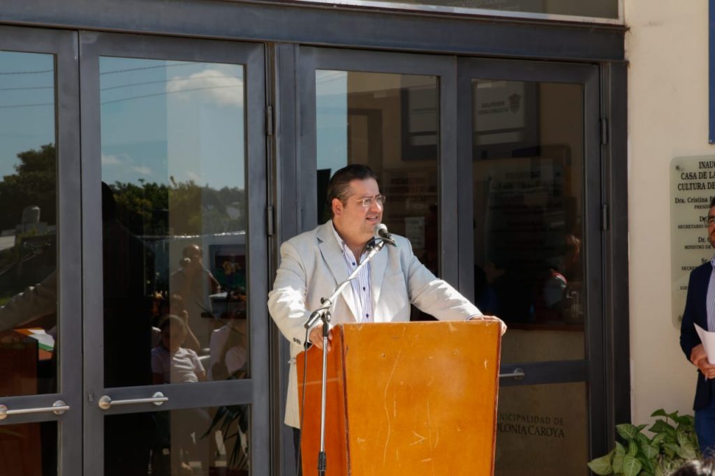 Gustavo Brandán inauguró la Escuela Proa en Colonia Caroya.