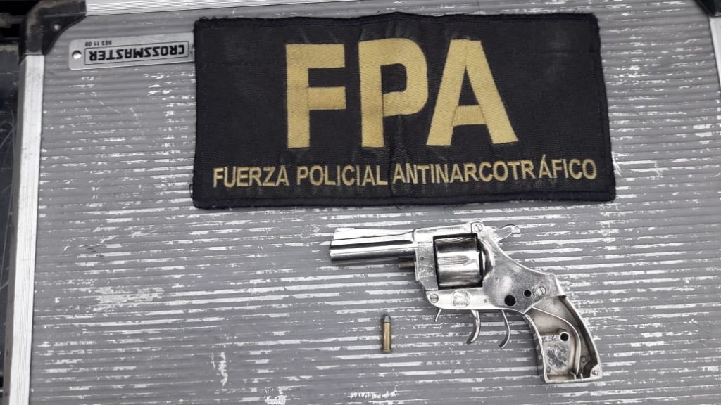 La FPA detuvo un sujeto con un arma de fuego.
