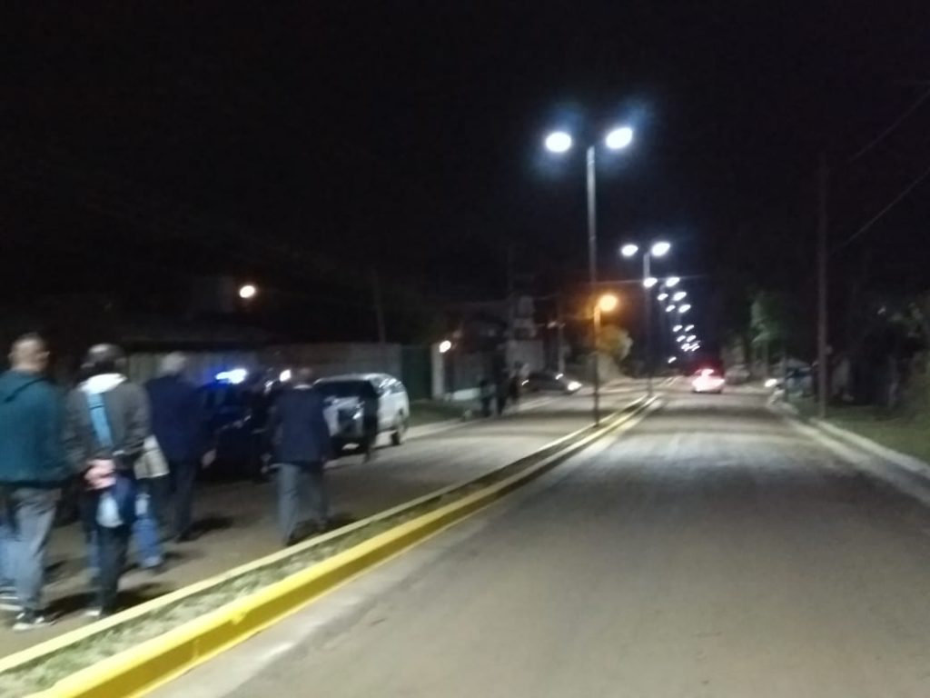 Inauguraron luminarias led’s en Río Ceballos.