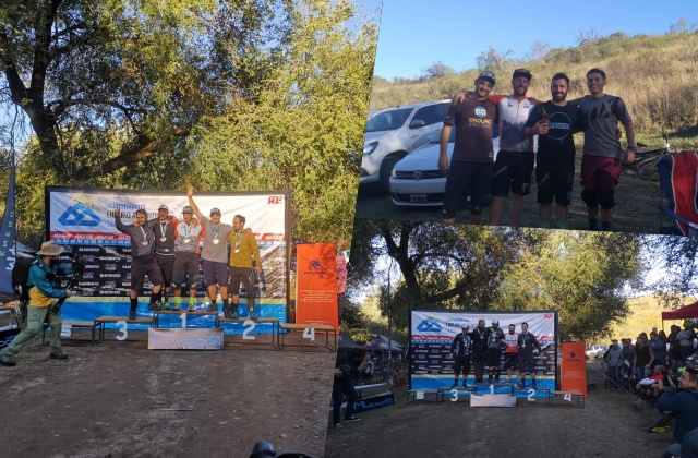 Campeonato Argentino de Enduro con ciclistas locales.