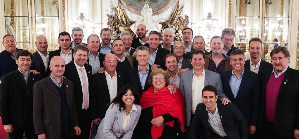 Intendentes cordobeses se reunieron con Mauricio Macri.