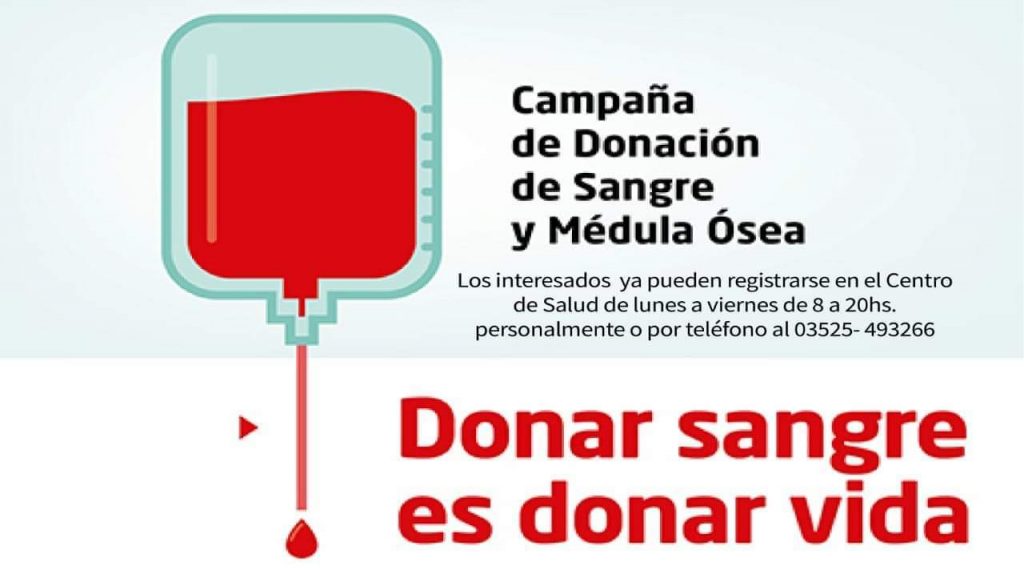 Campaña de Donación de Sangre y Médula Ósea.