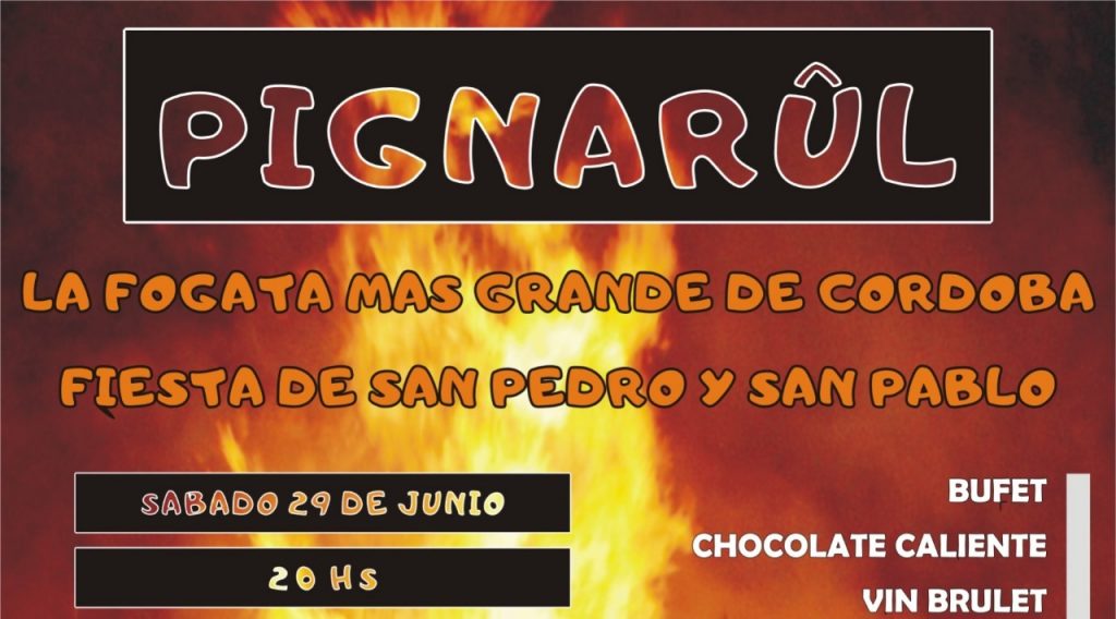 Se viene el Pignarûl, la fogata más grande de Córdoba.