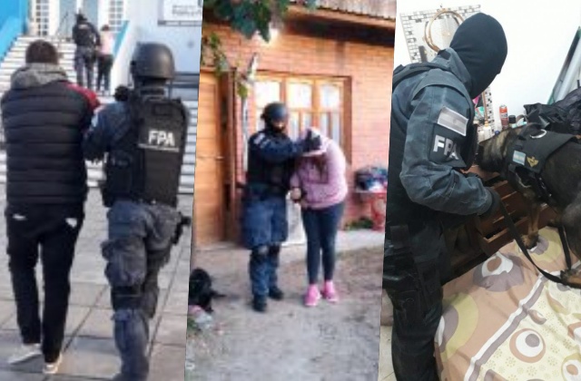 Dos familias detenidas por narcomenudeo Villa del Dique, Embalse y Villa Rumipal.