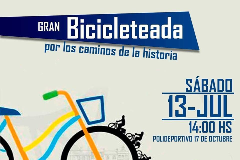 Bicicleteada por Los Caminos de la Historia.