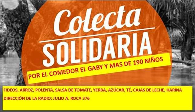Campaña solidaria por el comedor ‘El Gaby’.