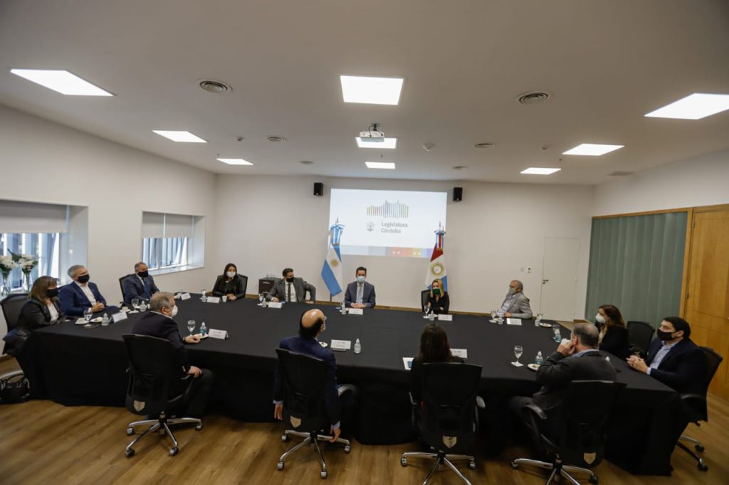 Diputados nacionales participaron de la sesión virtual del Congreso desde la Legislatura de Córdoba.