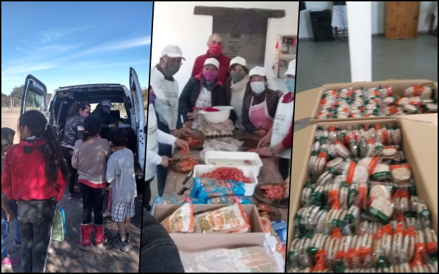 Se realizó la octava entrega de alimentos a los más necesitados de la región.