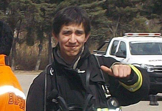 Matías Flores: ‘En bomberos se encuentra una segunda familia’.
