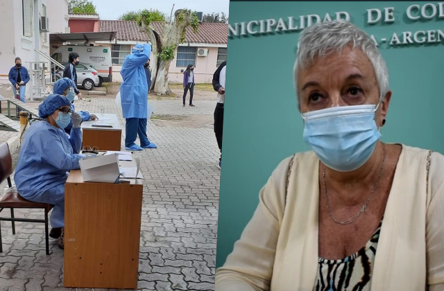 Operativo vacunación COVID en Colonia Caroya