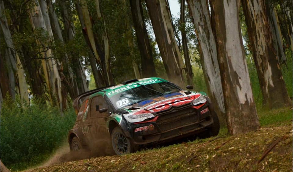 Mario Baldo ganó la tercera fecha del Rally Cordobés