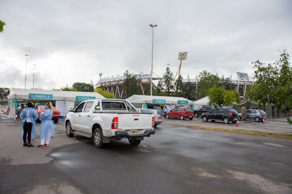 Comenzó a funcionar el Autovac en el estacionamiento del Estadio Kempes