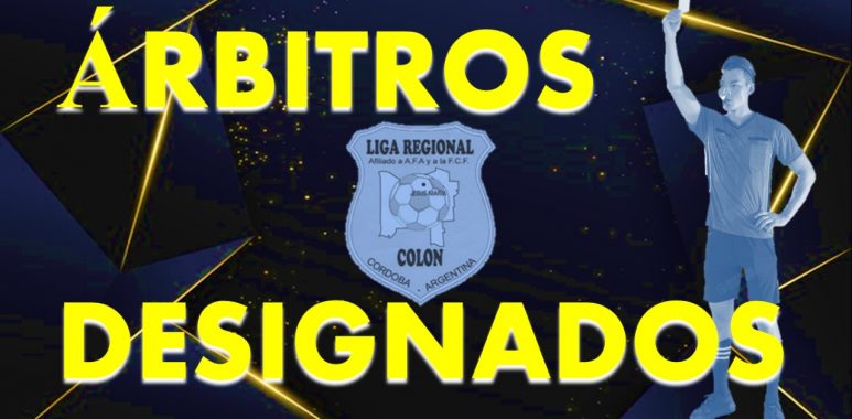 Liga Regional Colón: árbitros designados