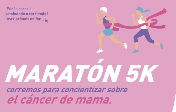 Maratón para concientizar sobre el Cáncer de Mama