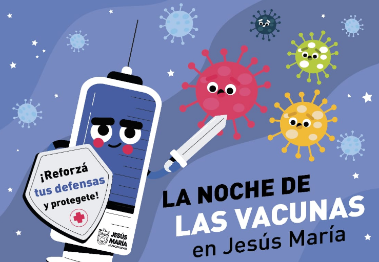 Se viene la “La Noche de las Vacunas” a Jesús María y Sinsacate