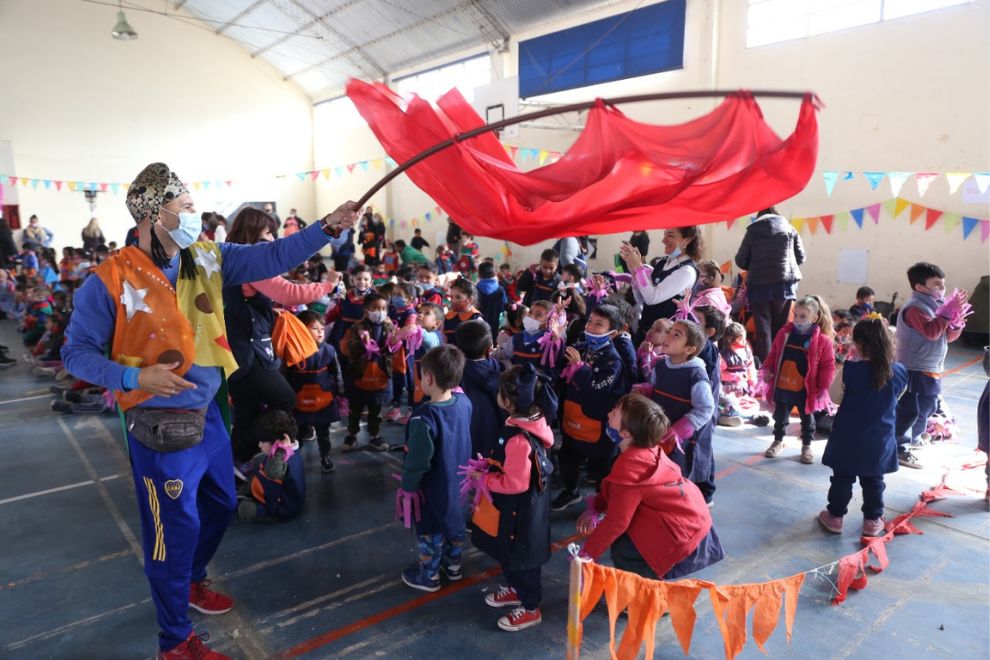 Unos 2.000 estudiantes festejaron el Día de los jardines de infantes