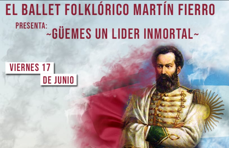 Homenaje al Héroe Nacional Gral. Martín Miguel de Güemes al cumplirse 201 años de su paso a la inmortalidad.