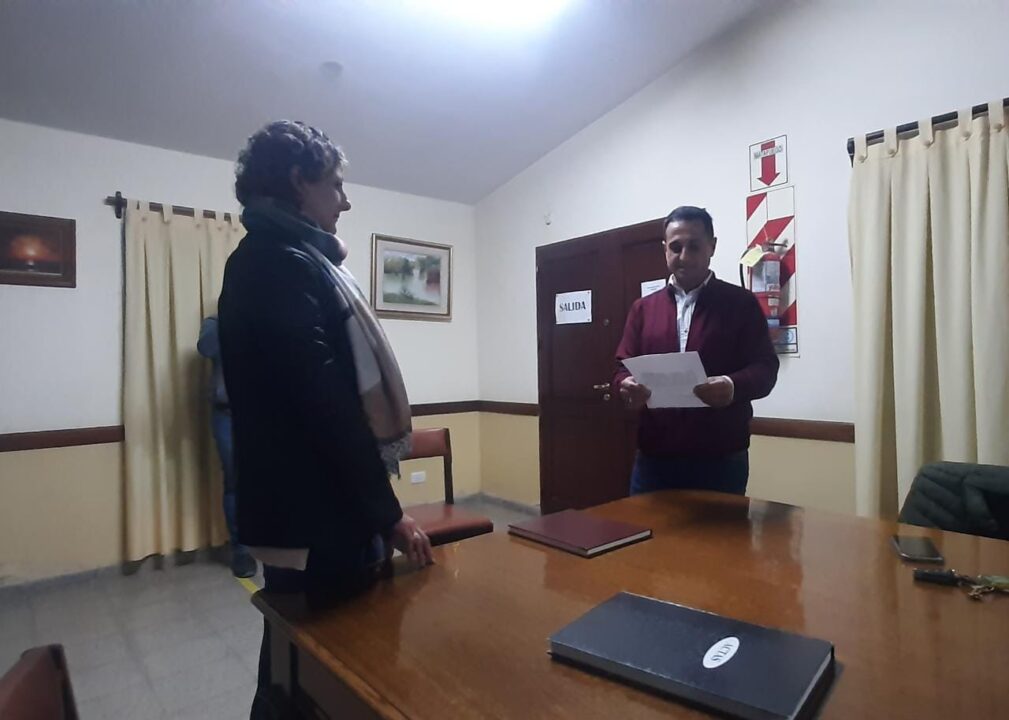 Agustina Peschiutta asumió como nueva concejal de Sinsacate