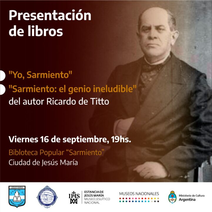 Presentación de libros en la Biblioteca Sarmiento de Jesús María.