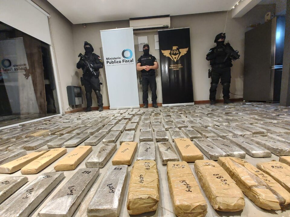 La FPA halló un depósito de drogas en Río Cuarto
