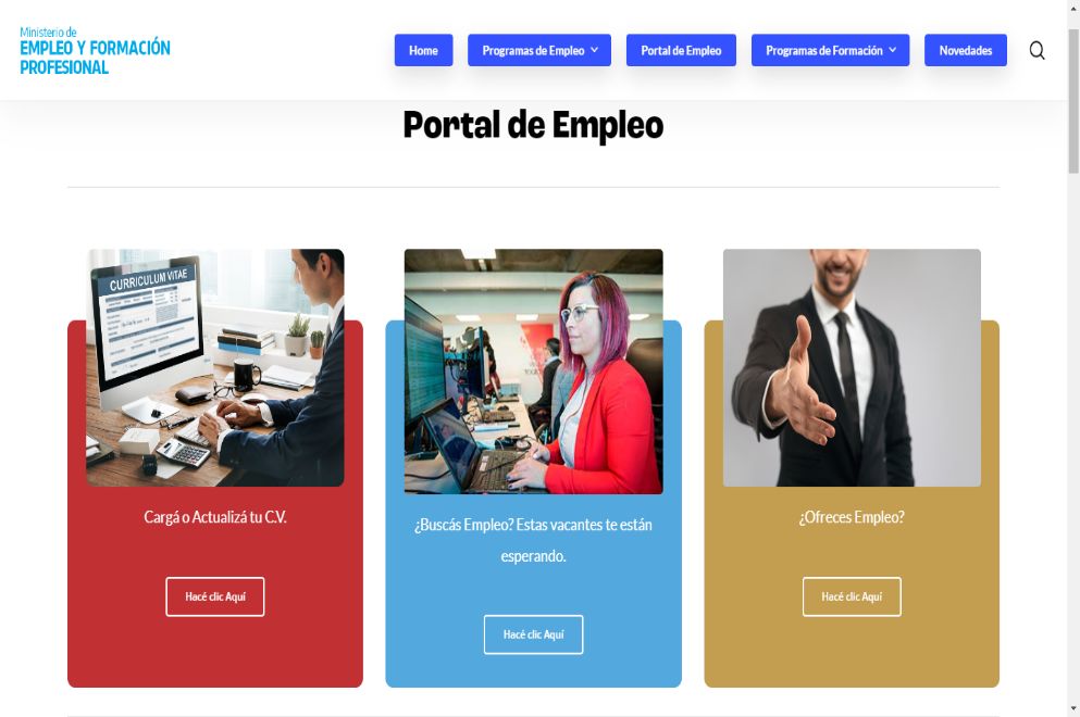 Portal de Empleo: una opción para que las empresas busquen personal