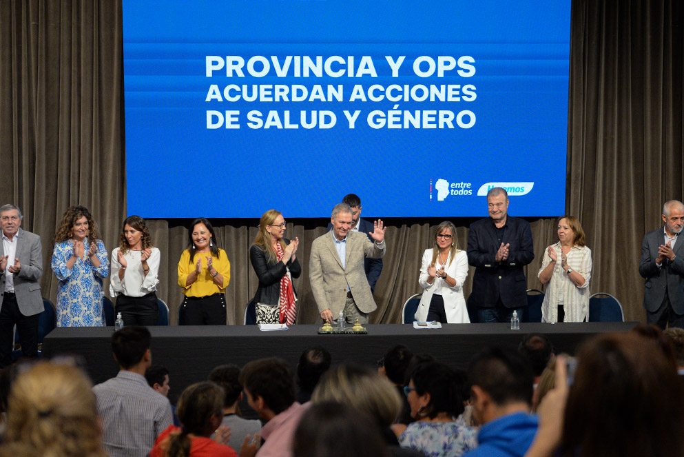Córdoba firmó un acuerdo con OPS para avanzar en políticas de salud y género