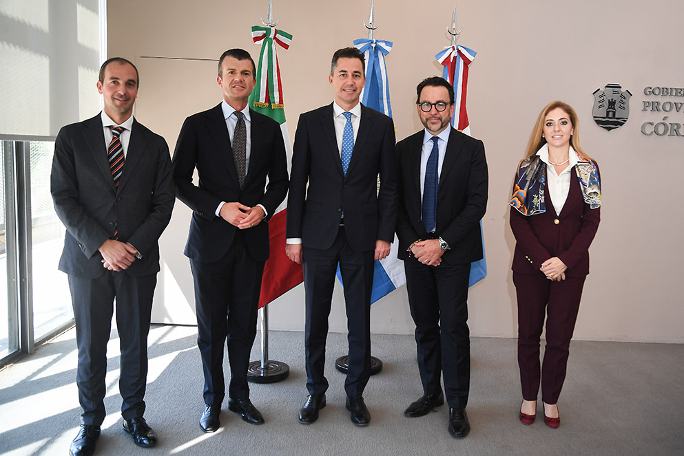Manuel Calvo recibió al viceministro de Relaciones Exteriores de Italia