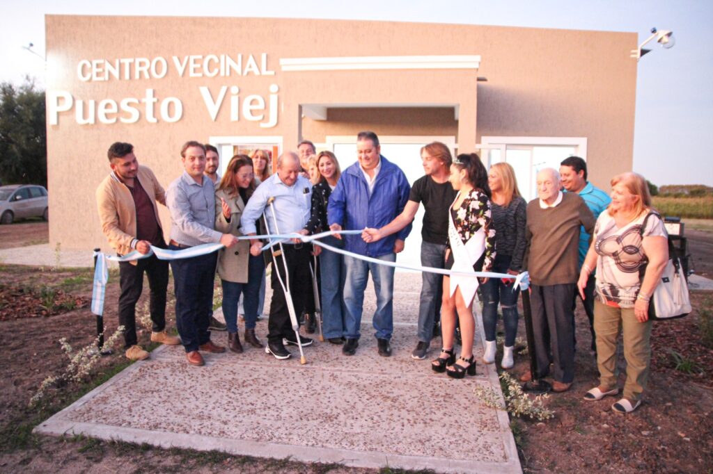 Se inauguró la sede del centro vecinal de Puesto Viejo