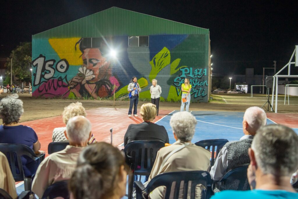 Jesús María estrenó la nueva plaza deportiva «Viberti» en el CEF