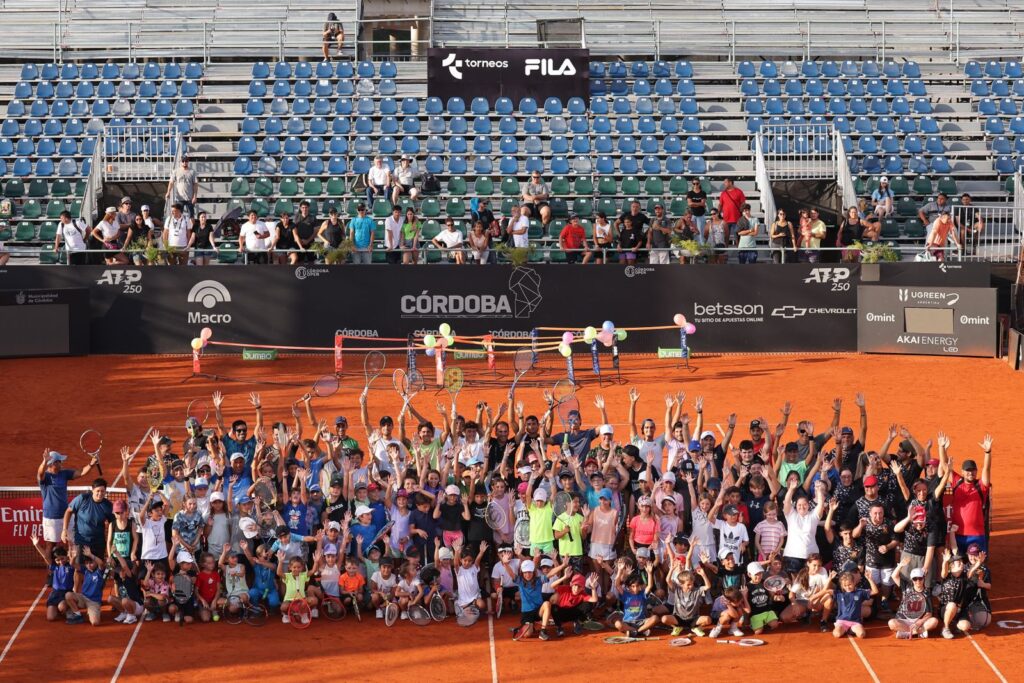 Córdoba Open: la Qualy cerró con más de un centenar de chicos participando del Kids Day