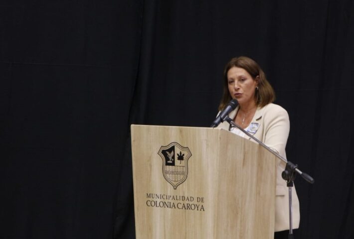 La Intendente Paola Nanini brindó su discurso en la apertura de sesiones